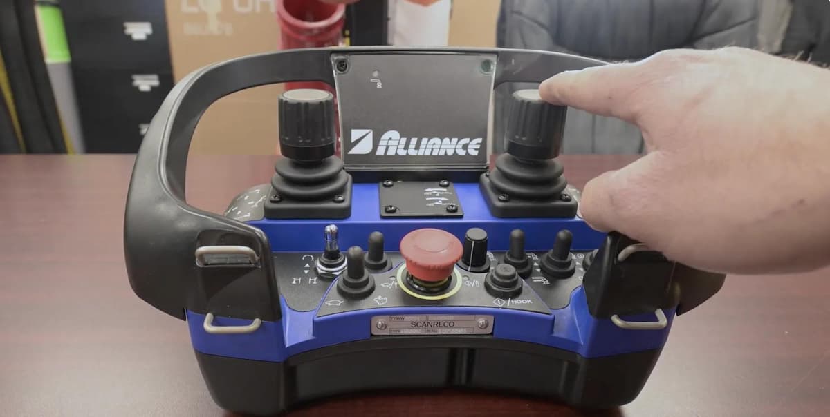 Boom Patterns on a Scanreco Remote