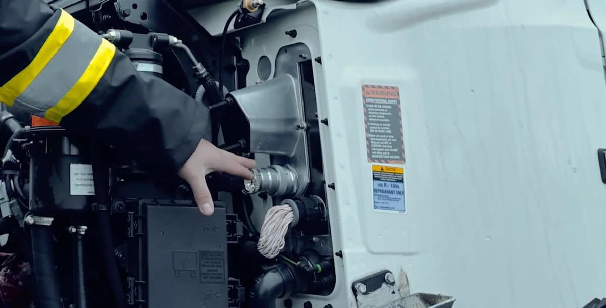 PTO Body Builder Wiring and Harness Locations on a Mack Granite